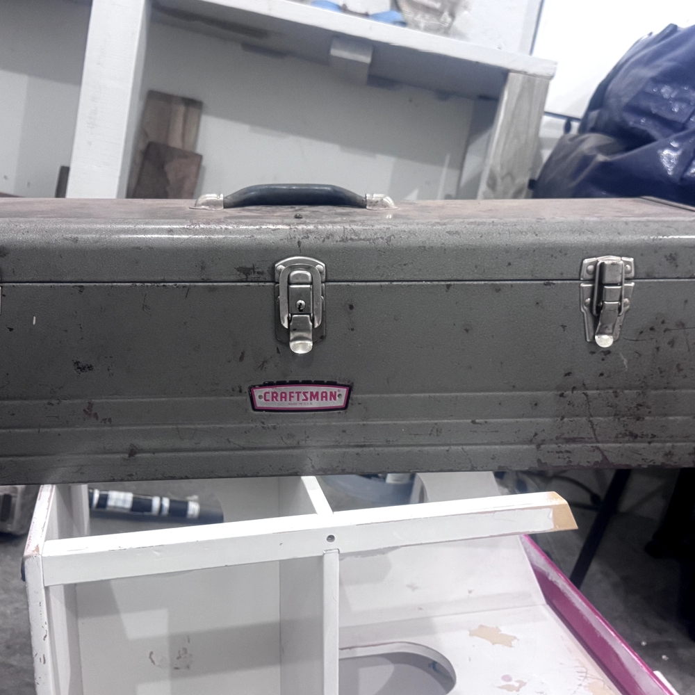 Craftsman Carpenters Gray Metal Toolbox